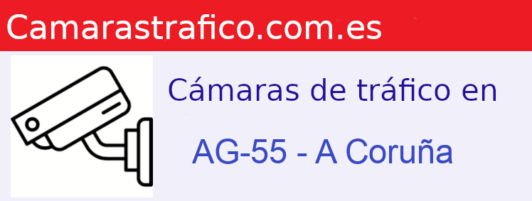 Cámaras dgt en la AG-55 en la provincia de A Coruña